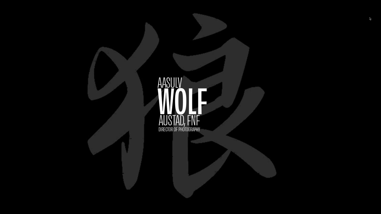 Aasulv Wolf Austad, FNF, Director of Photography website home page image